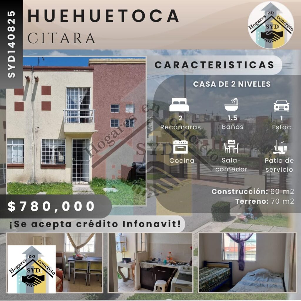 Casa en Venta en Citara, Huehuetoca en Huehuetoca Edo.Méx